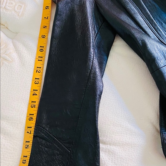 1960’s Black Leather Coat - Picture 10 of 11